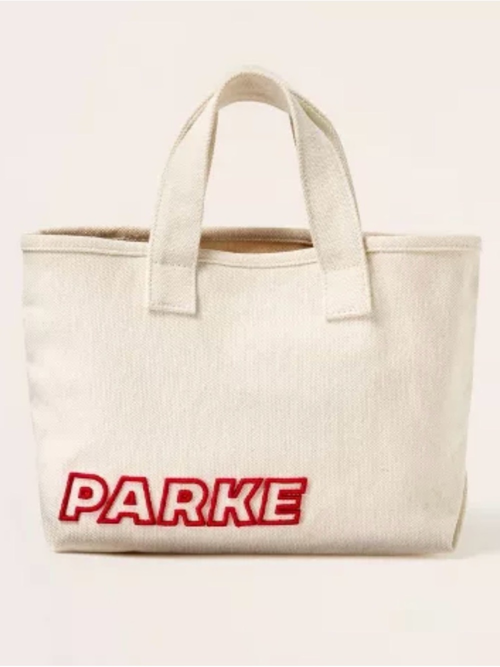 NWT- Parke x Target Natural Mini Canvas Tote Bag